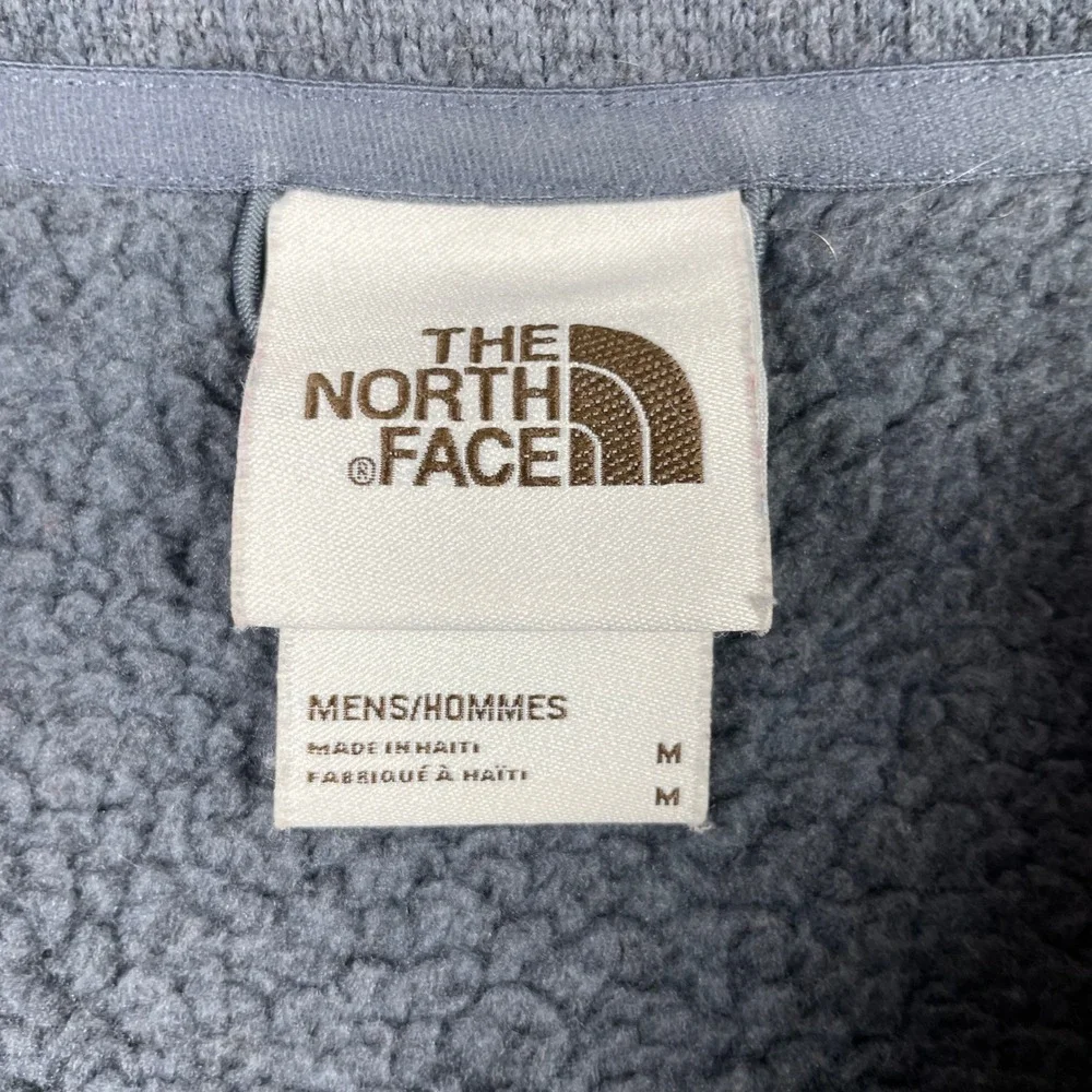 The North Face Pullover Mens M Gray Gordon Lyons Quarter Zip Fleece NF0A5GL2